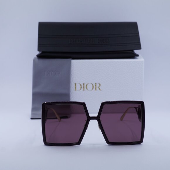Final Price! Dior 30MONTAIGNE SU 60D0 Bordeaux/Gold/Burgundy Sunglasses main image 4